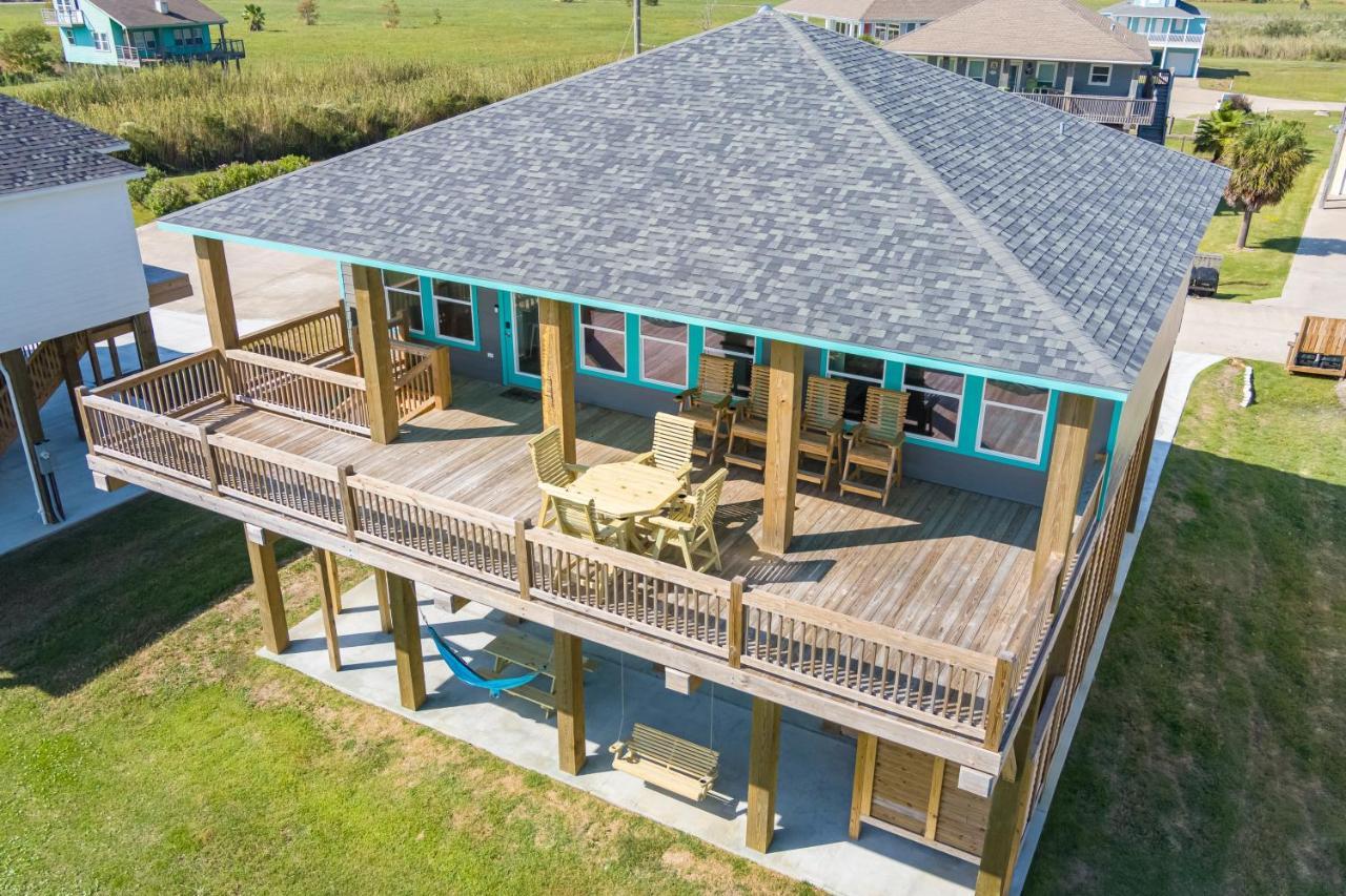 Stylish 4Br Crystal Beach Retreat Walk To Beach Bolivar Peninsula Екстер'єр фото