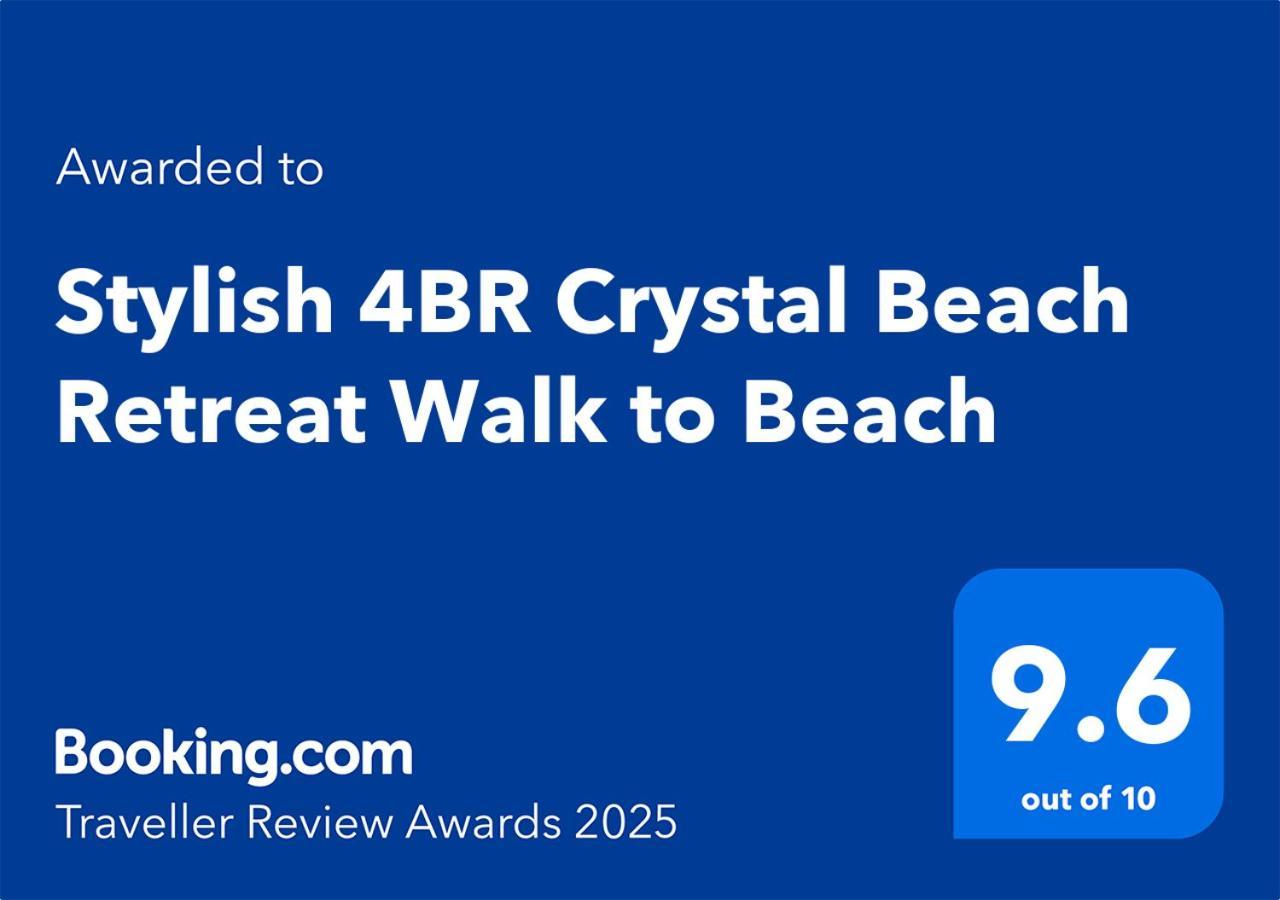 Stylish 4Br Crystal Beach Retreat Walk To Beach Bolivar Peninsula Екстер'єр фото